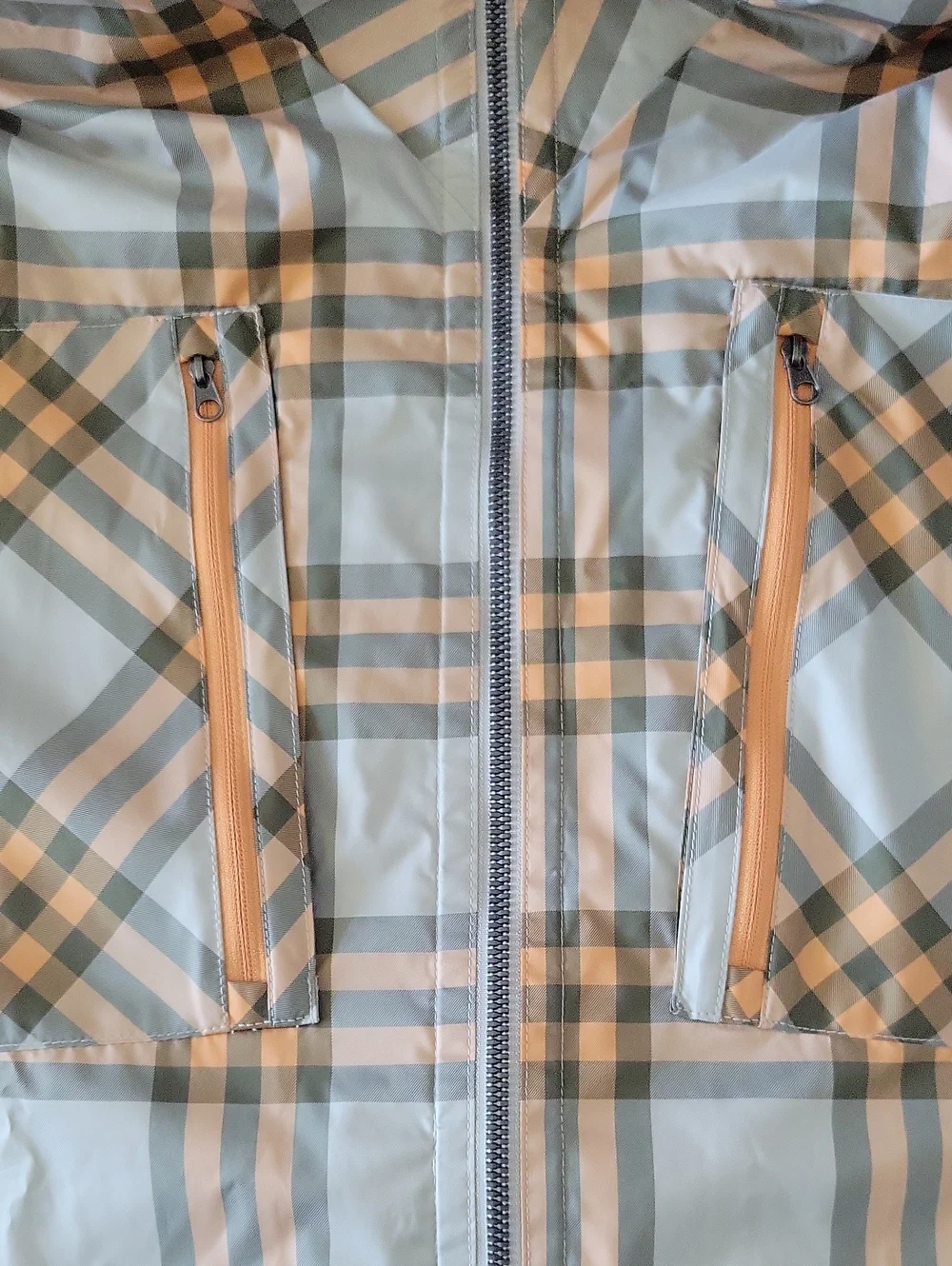 Nike Air Jordan Classic Cut Prowler Plaid Wind Break Jacket Size L